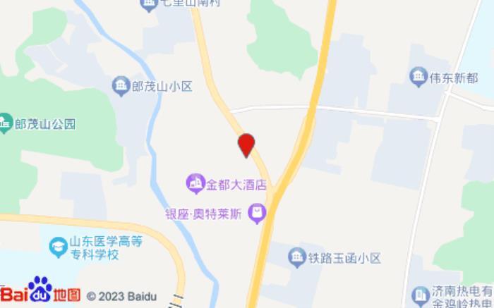 桔子酒店(济南英雄山路店)位置图 桔子酒店(济南英雄山路店)位置图