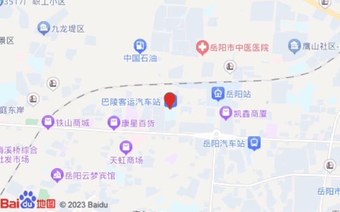 如家酒店·neo(岳阳火车站步行街店)位置图