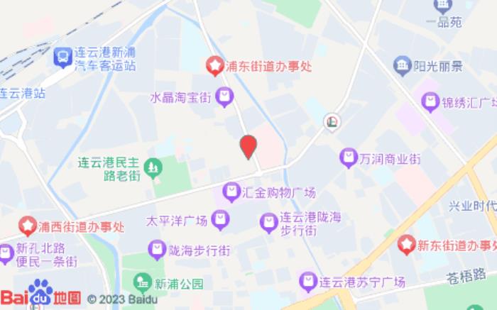 如家快捷酒店(连云港解放路步行中街店)位置图 如家快捷酒店(连云港解放路步行中街店)位置图