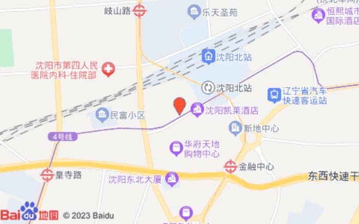 全季酒店(沈阳北站南广场店)位置图
