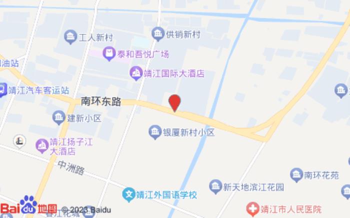 桔子酒店(靖江泰和吾悦广场店)位置图