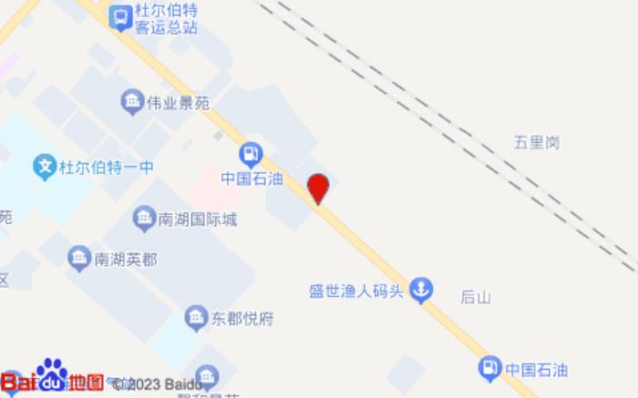 希岸酒店(杜尔伯特高铁站店)位置图