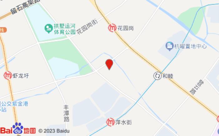 杭州紫金港美居酒店(润园街店)位置图