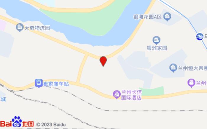 星程酒店(兰州西高铁站黄河楼店)位置图