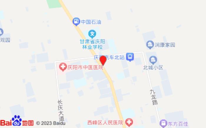维也纳酒店(庆阳西峰区北大街店)位置图 维也纳酒店(庆阳西峰区北大街店)位置图