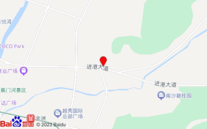 城市便捷酒店(广州南沙金洲店)位置图