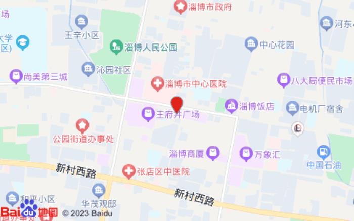 宜尚酒店(淄博共青团路王府井万象汇店)位置图