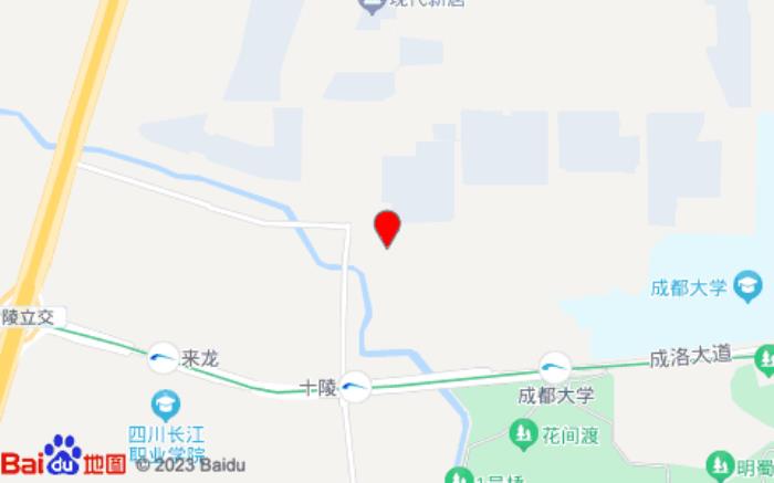 智尚酒店(成都大学十陵地铁站店)位置图
