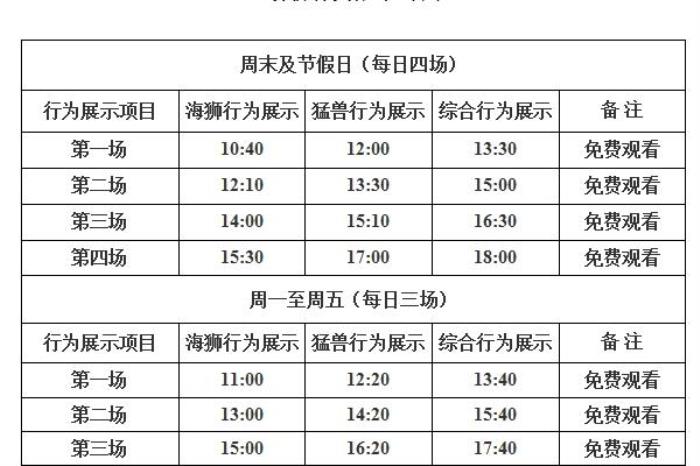 2024贵州森林野生动物园开放时间