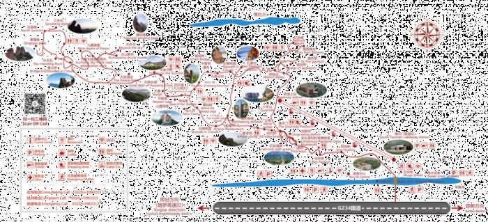 东太行景区线路图 附游览路线