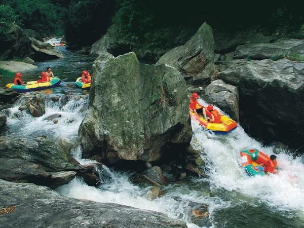 连云山峡谷漂流 连云山峡谷漂流