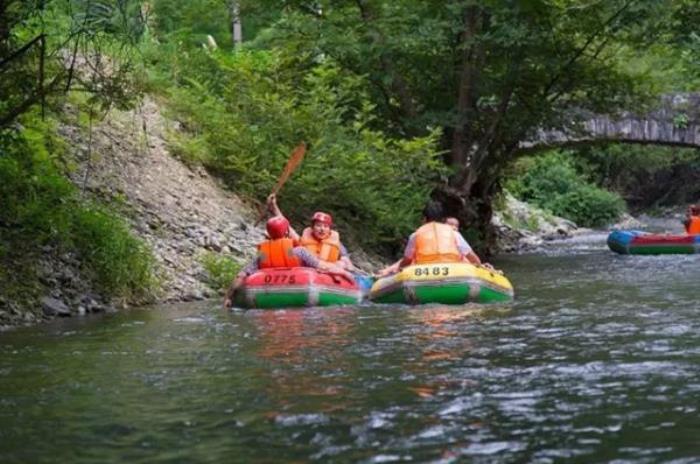 九宫山银河谷漂流 九宫山银河谷漂流