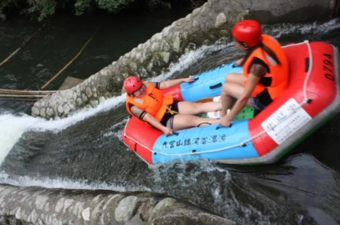 九宫山银河谷漂流 九宫山银河谷漂流