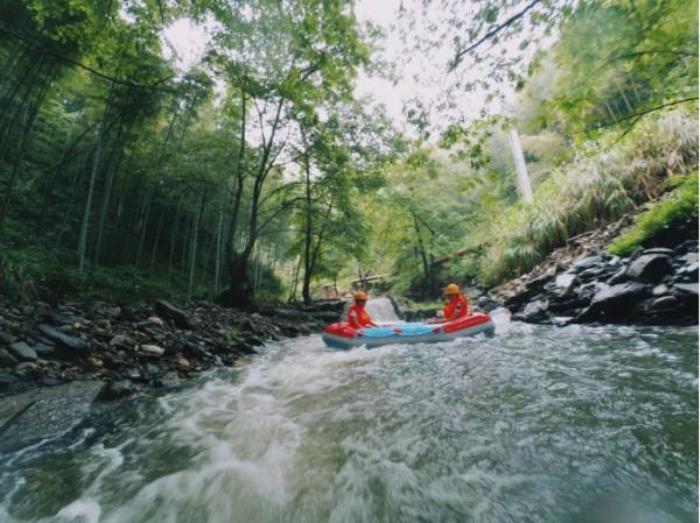 九宫山银河谷漂流 九宫山银河谷漂流